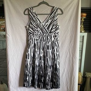 Black and White summer Dress